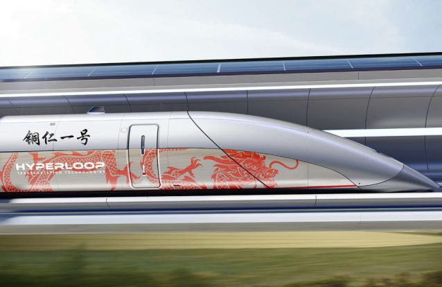 Estas são as imagens da primeira cápsula em tamanho real para transporte de passageiros a 1000 km/hora 1