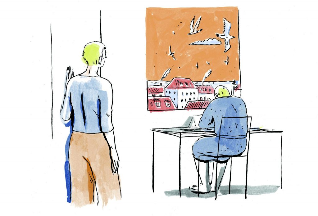 Tocar-te com um dedo na pontinha do nariz