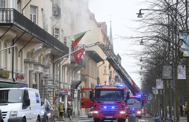 14 feridos no incêndio na embaixada portuguesa em Estocolmo, um detido