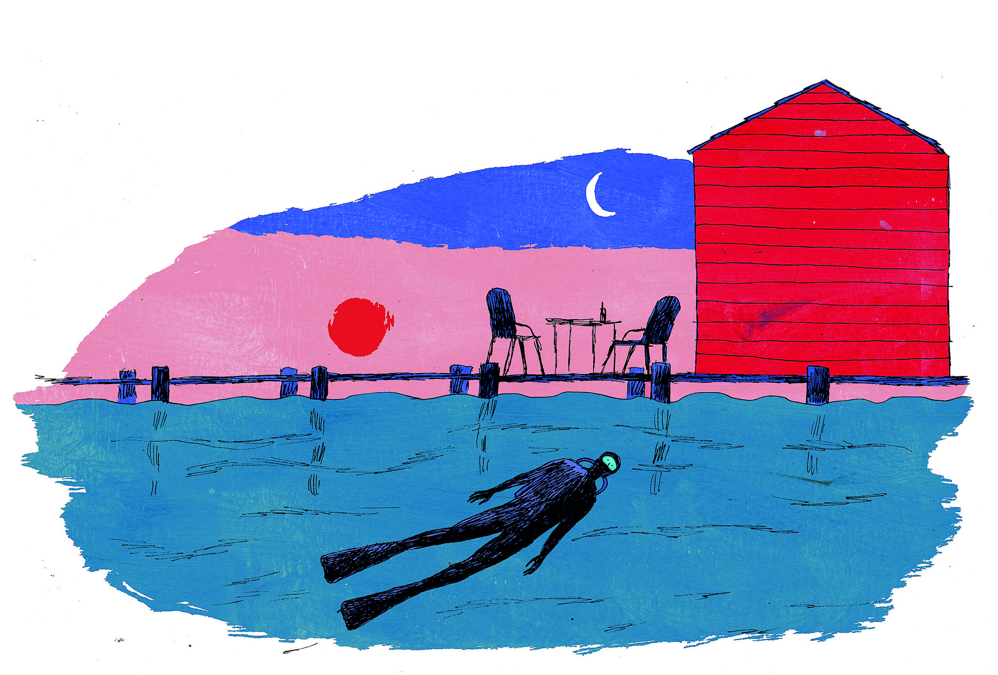 O homem que vê morrer o mar