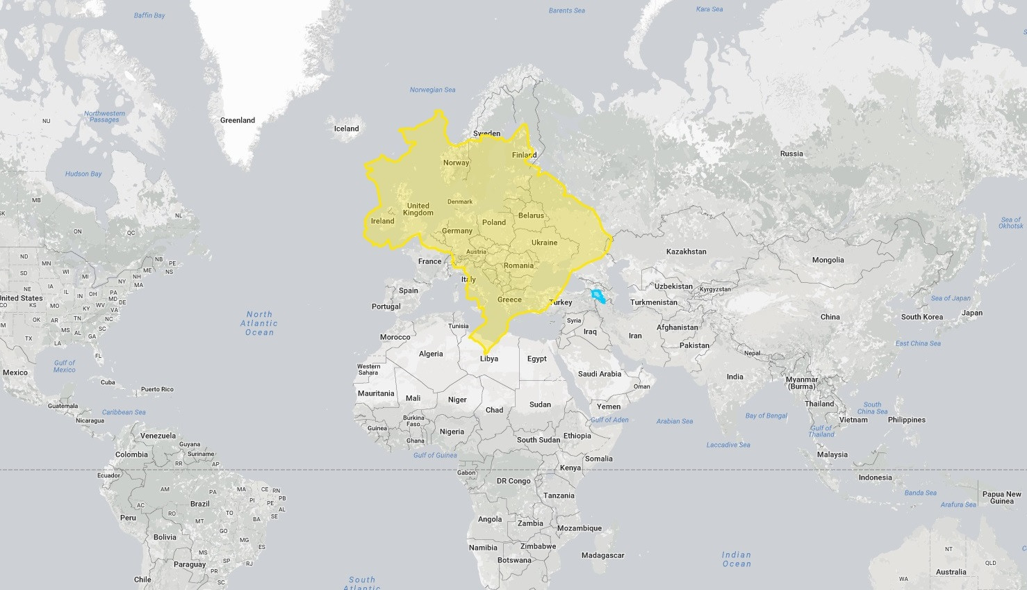 Visão  O mapa mundo que aprendemos na escola é uma farsa