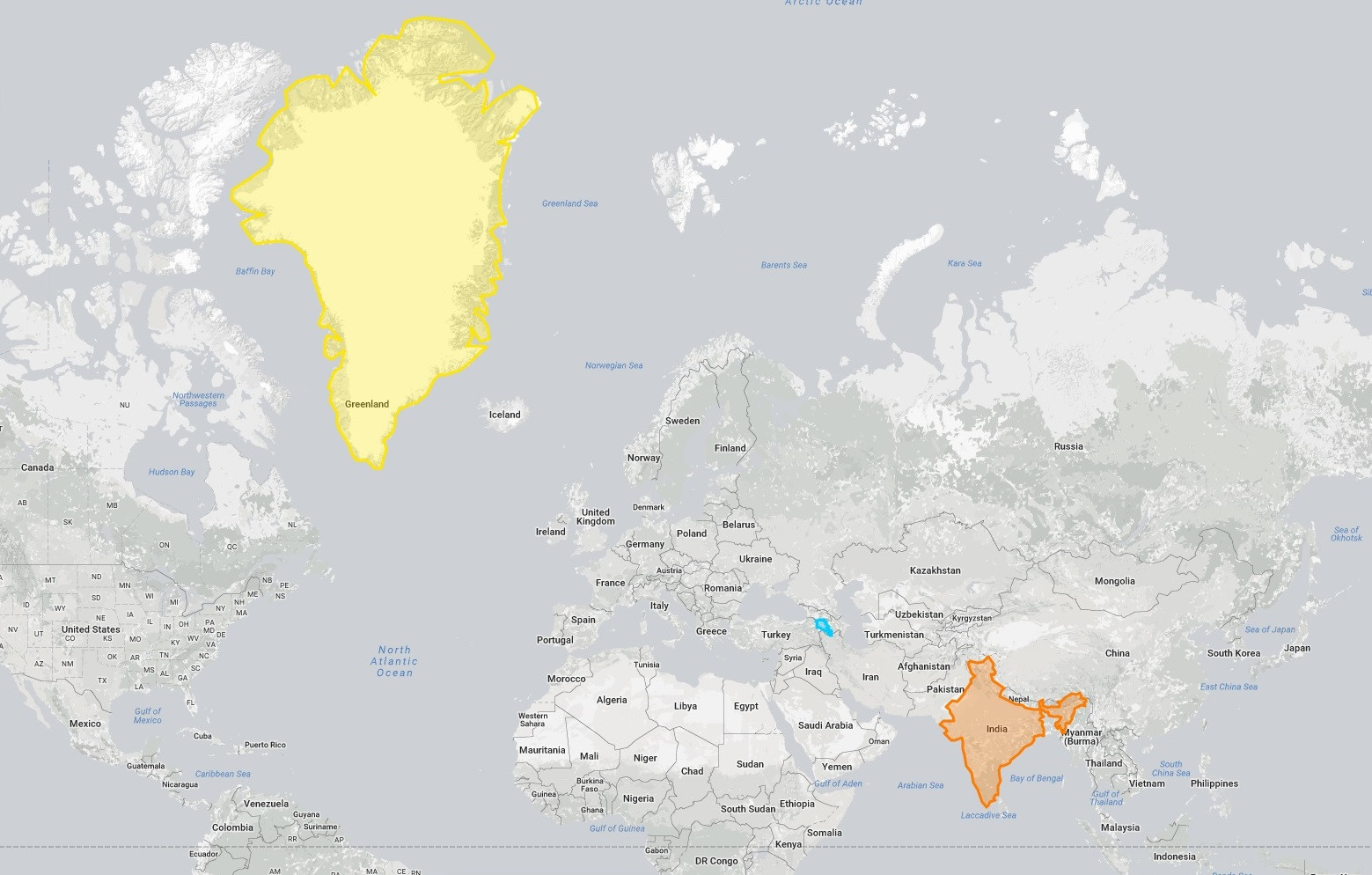 Visão  O mapa mundo que aprendemos na escola é uma farsa