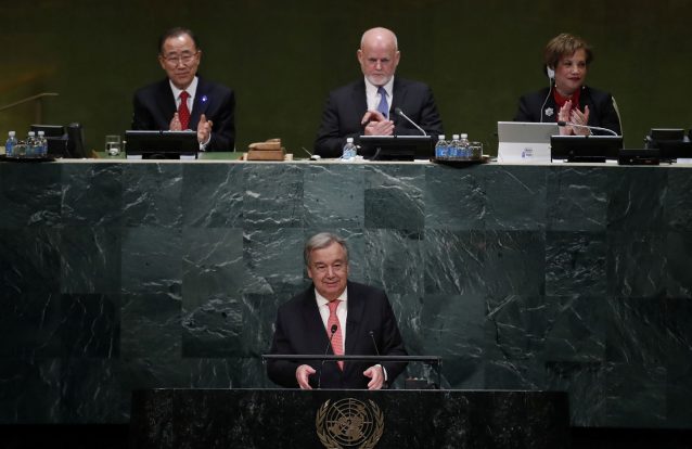 Veja as fotos do juramento de António Guterres