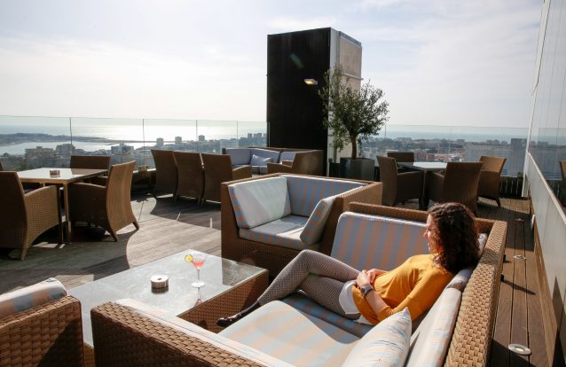 A descontração instalou-se no Porto Palácio Hotel