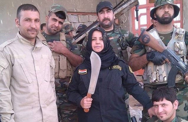 A mulher que cozinha cabeças do Isis