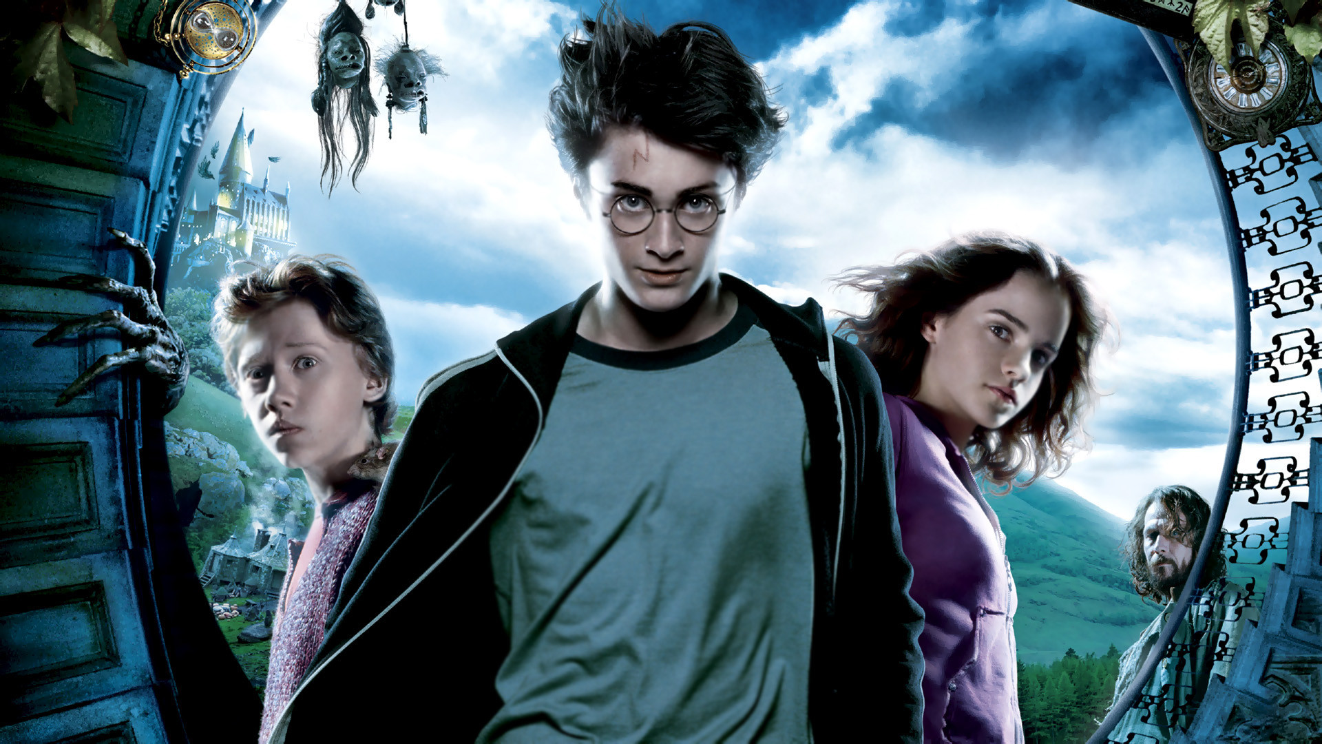 10 Quadros Harry Potter + 20 Feitiços + Placa Harry