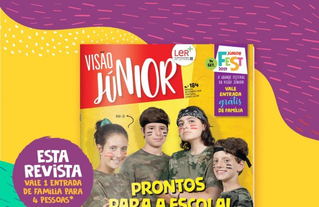 A VISÃO Júnior de setembro vale uma entrada para toda a família no Júnior Fest