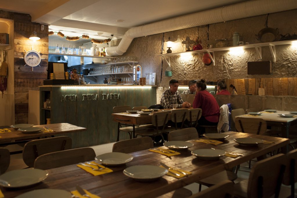 Água pela Barba, um restaurante para ir e voltar