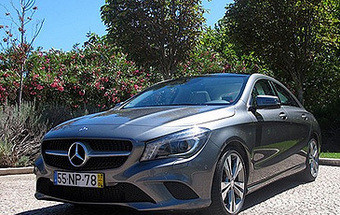 Ao volante do Mercedes CLA