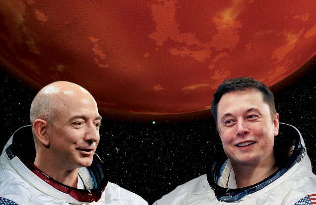 Bezos vs Musk: Quem chega  primeiro a Marte?