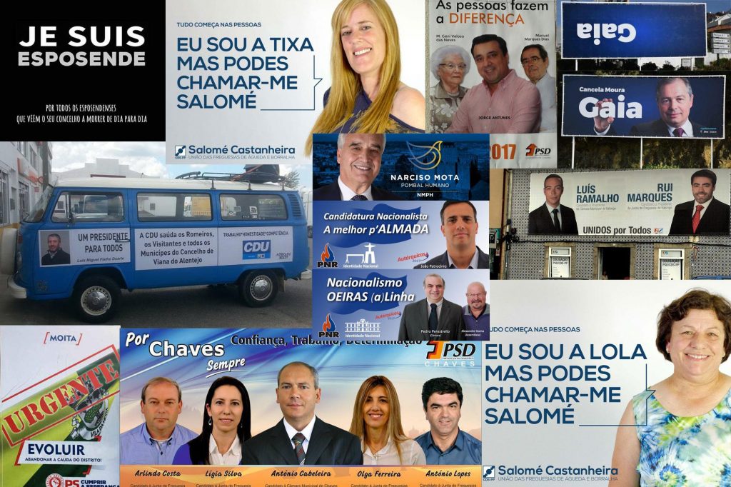 Chegaram os novos “tesourinhos” eleitorais ou como entrar na campanha em 16 cartazes