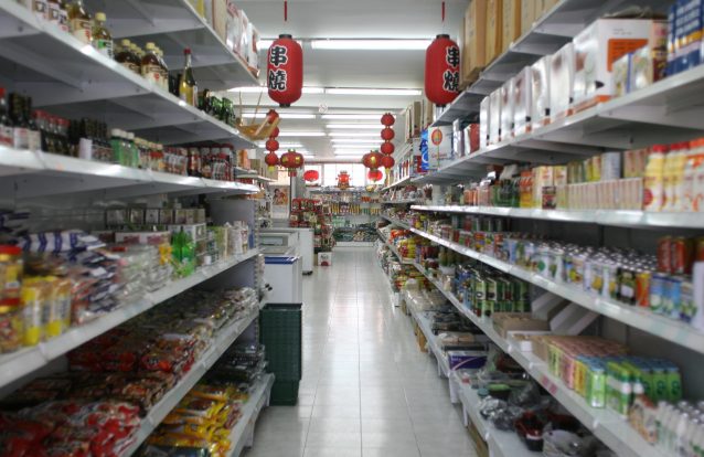 Comércio com a China em queda