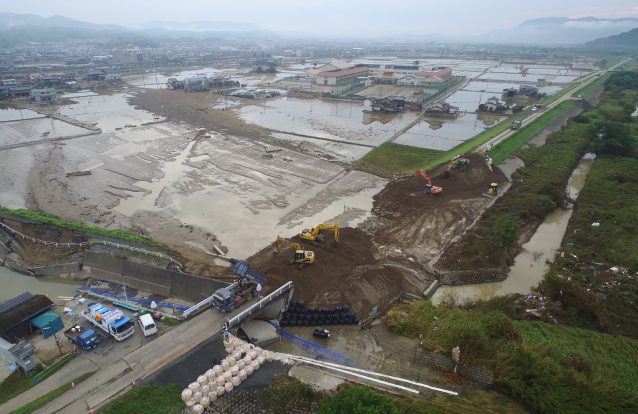 Depois das chuvas torrenciais, há agora um Tufão a caminho da zona devastada no Japão