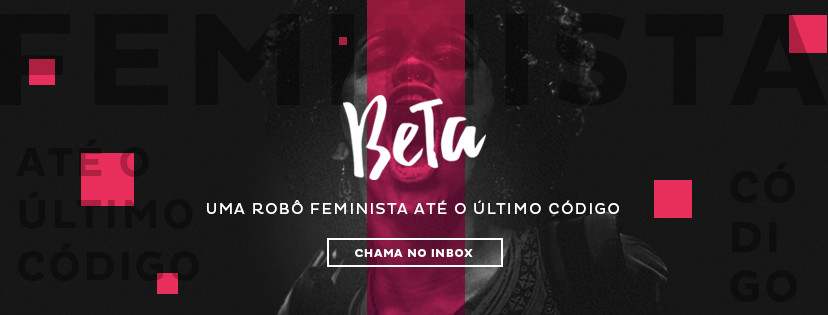 É um robô chamado Beta e tem perfil no Facebook