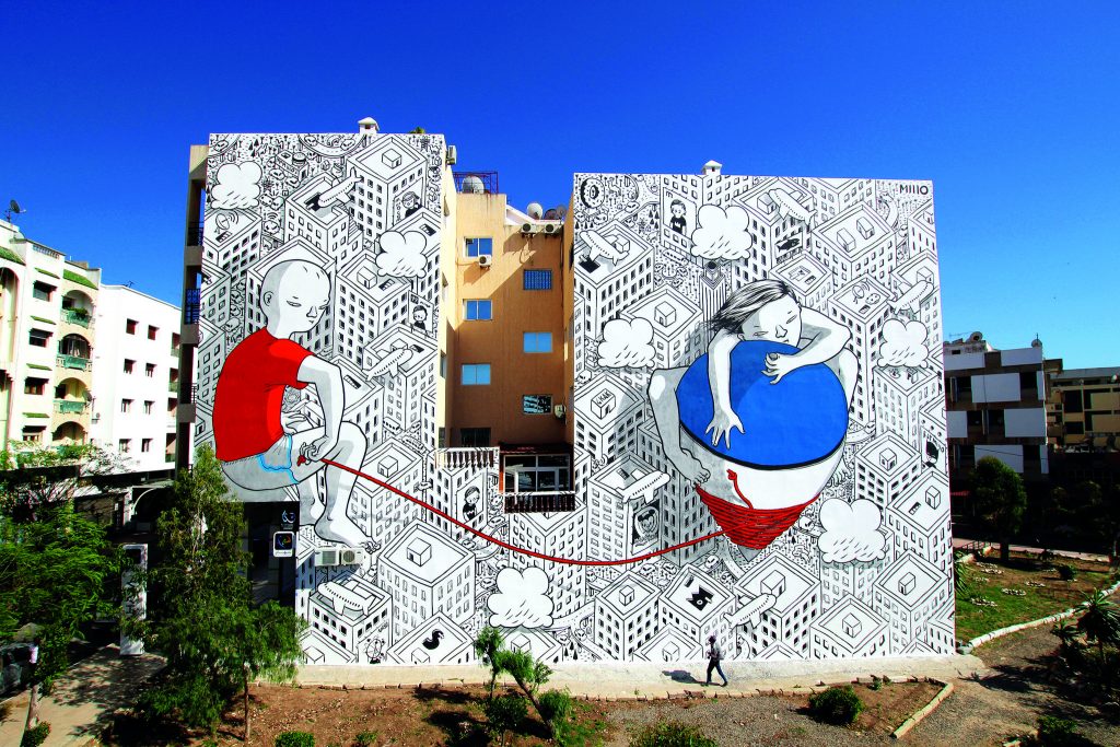 ESTAU: A arte urbana a subir paredes em Estarreja