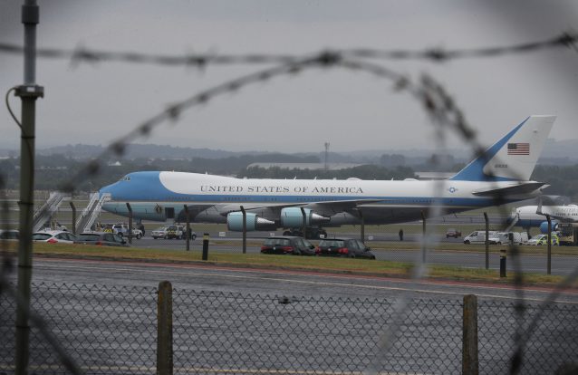 EUA: No avião presidencial é proibido ver a CNN