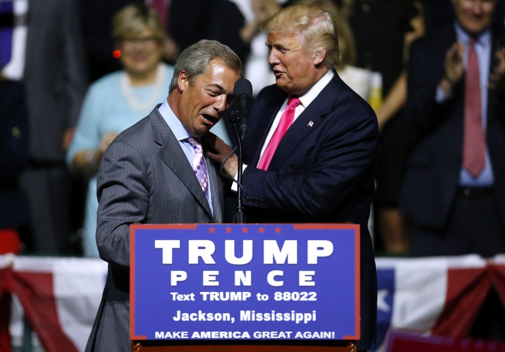 Farage defende Trump: Suécia tem a "capital das violações". Mas é mentira