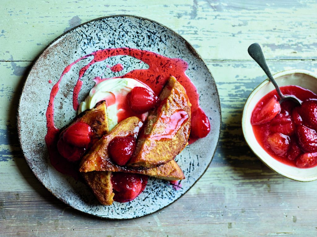 Fatias douradas com sabor a fruta, por Joe Wicks
