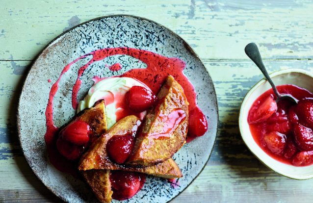 Fatias douradas com sabor a fruta, por Joe Wicks