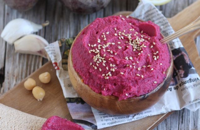 Hummus de Beterraba, por Vânia Ribeiro