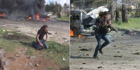 Imagem de repórter devastado torna-se símbolo do drama em Alepo