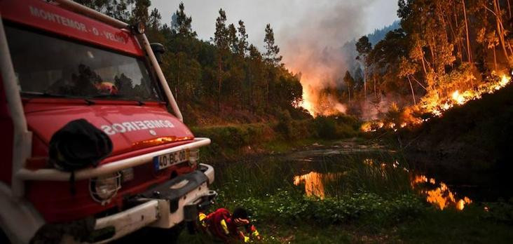 Imagens da destruição espalham-se pela internet
