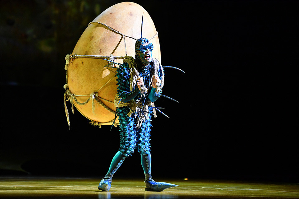 Joaninha voa voa, em 'Ovo', o novo espetáculo do Cirque du Soleil, em Lisboa