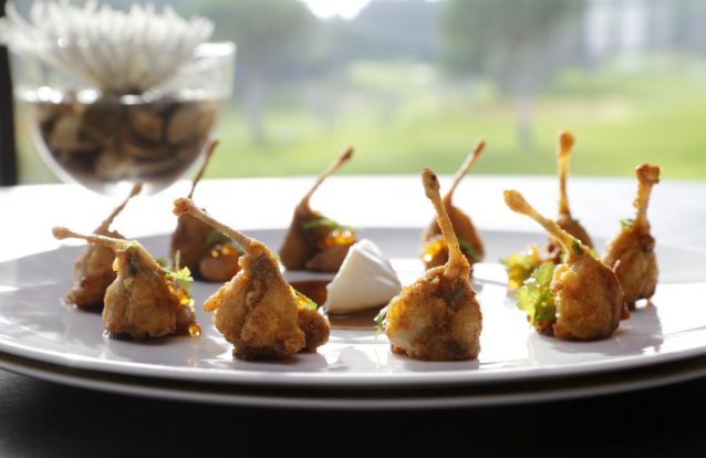 Lab by Sergi Arola: Pombo ou rã?