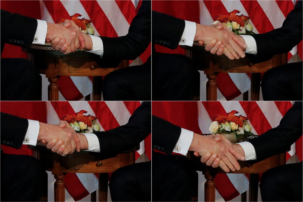Lembra-se do estranho aperto de mão entre Macron e Trump? Não foi "inocente"
