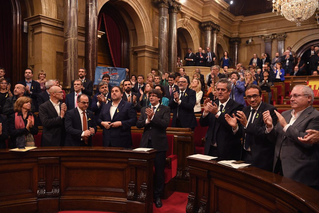 Líderes do governo da Catalunha acusados de rebelião e sedição