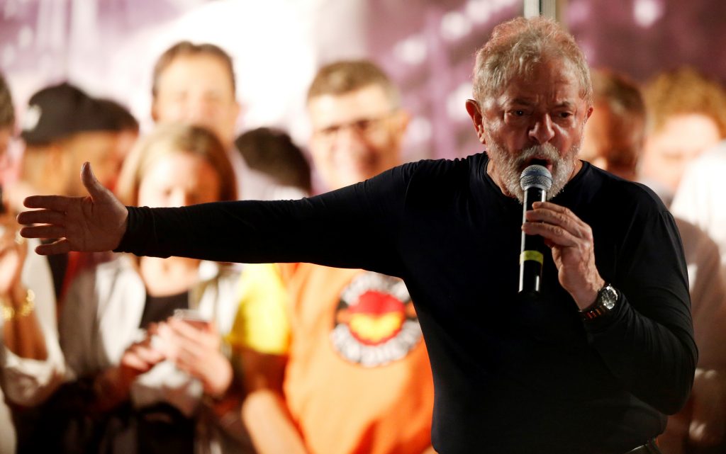 Lula da Silva no centro de guerra judicial no Brasil