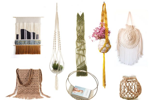 Macramé: a técnica artística que está na moda em 19 peças para decorar – e usar