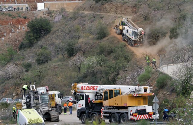 Mais de metade do túnel para resgatar Julen já foi escavado