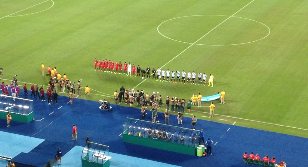 Melhor era impossível: vitória sobre a Argentina e hino no Estádio Olímpico