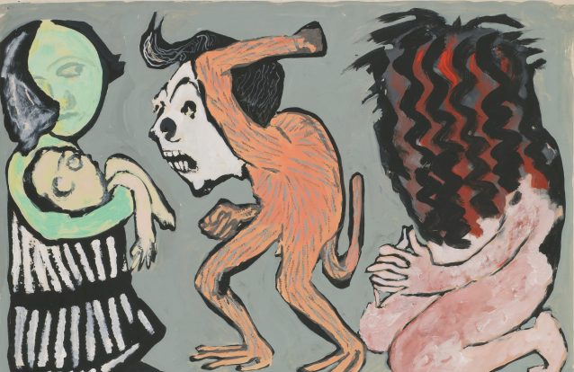 Monstros fantásticos na exposição "Paula Rego: Anos 80", em Cascais