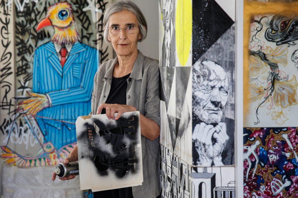 Morreu Luísa Cortesão, a grafitter sexagenária