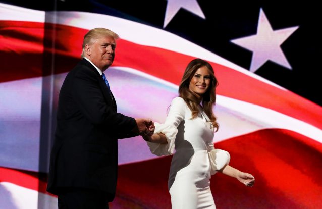 Mulher de Trump copia Michelle Obama