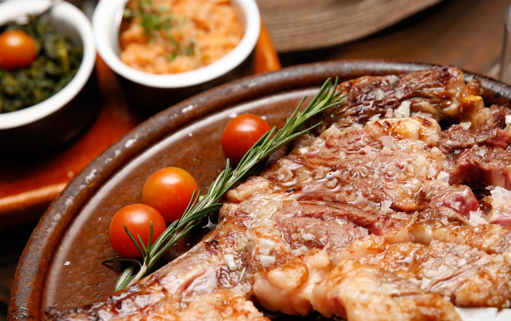 Na Quinta da Amoreira, a carne é o forte