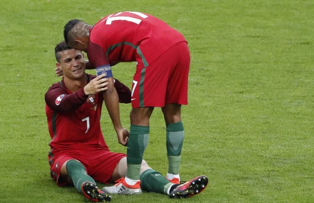 Nani agradece gesto nobre de Ronaldo com uma foto de balneário