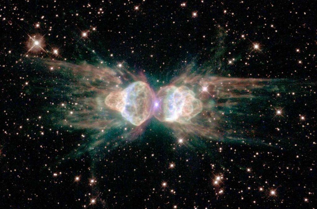 Nebulosa da Formiga disparou um laser em direção à Terra