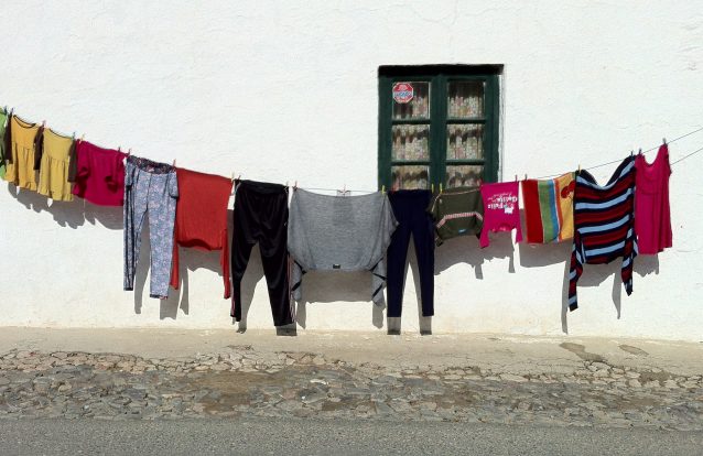 Neste estendal todos podem recolher solidariedade