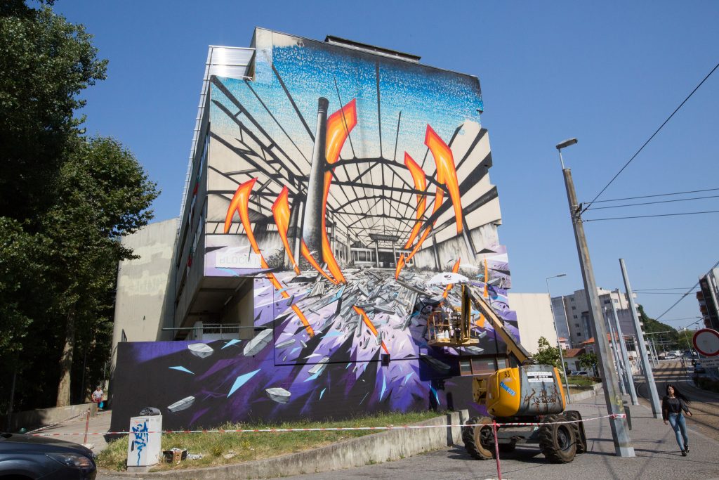 No festival de arte urbana em Matosinhos, as tintas esbatem as diferenças sociais
