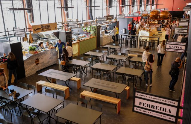 No Mercado Beira-Rio, vende-se fruta, legumes e muitos petiscos