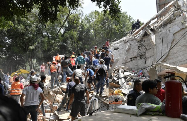 Novo sismo abana Cidade do México
