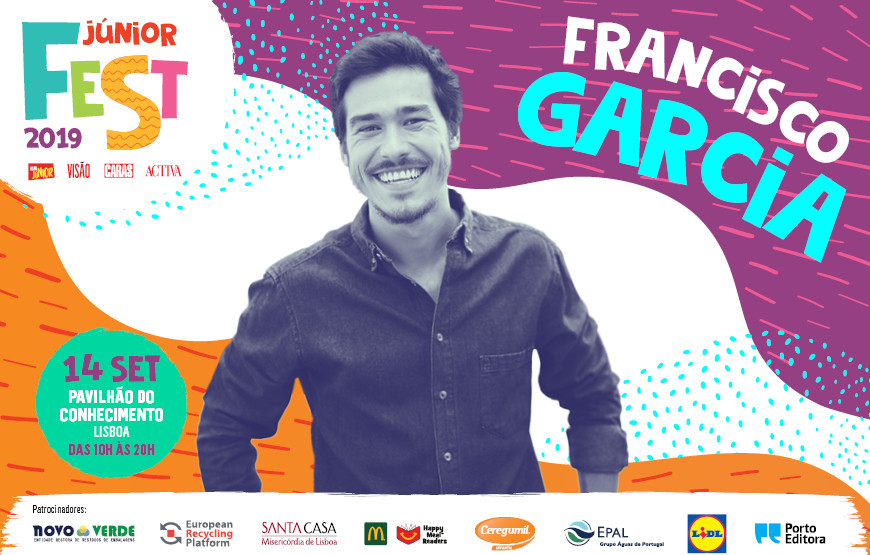O ator Francisco Garcia vem contar-te histórias ao Júnior Fest