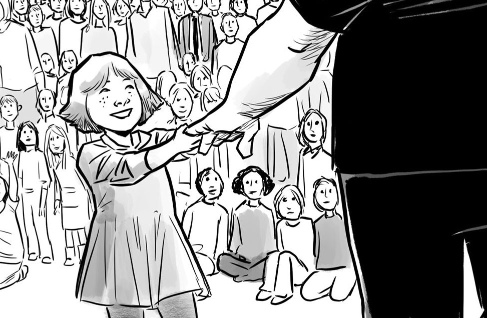 O comovente cartoon sobre o tiroteio que se tornou viral