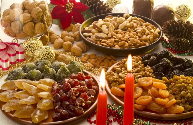 O espírito de Natal pode ser feito de comida saudável