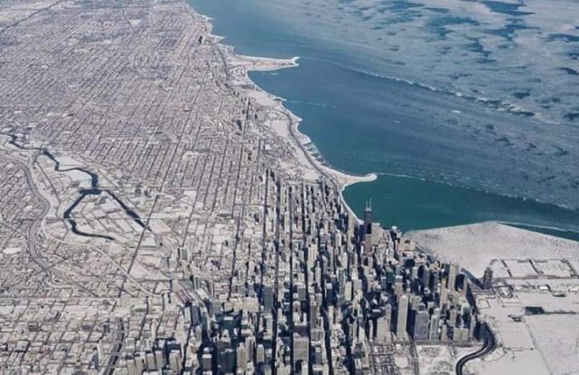 O frio (extremo) em Chicago visto pelo Twitter