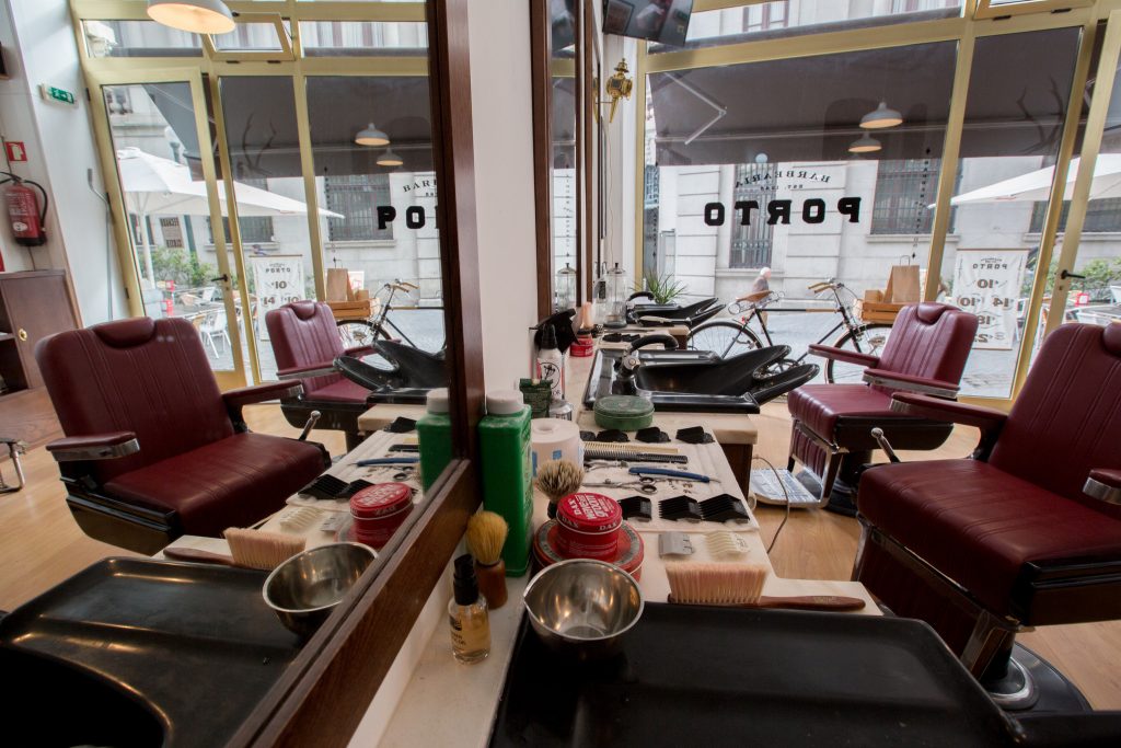 O visual renovado da Barbearia Porto