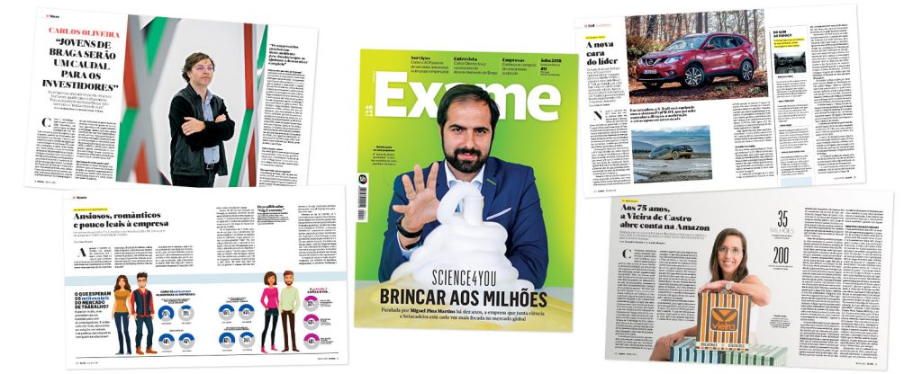 Os 10 anos da Science4You em destaque na EXAME de Julho